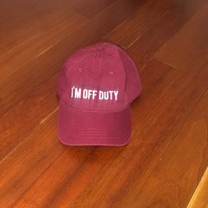 Aerie Adjustable Red Hat